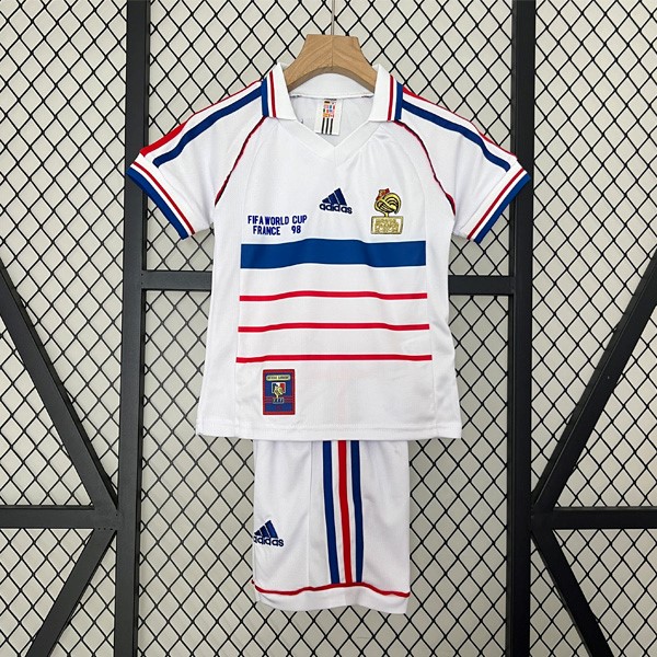 Camiseta Francia Segunda Equipación Niño Retro 1998